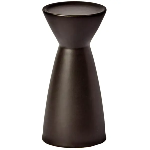 Подсвечник BCH10480BLK20 керамика цвет черный раковина kirovit стиль 105 квадрат керамика