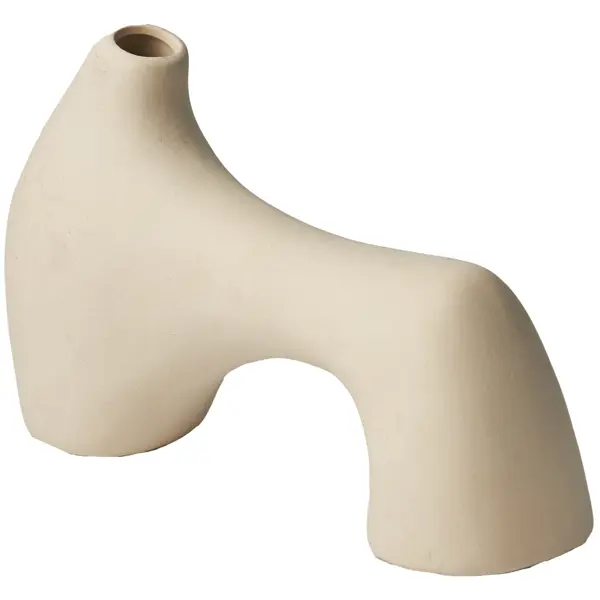 Ваза керамика цвет белый 13.5 см ваза этническая болэйд керамика иран
