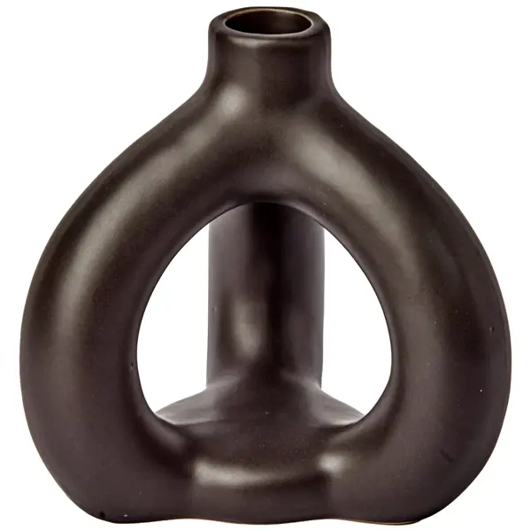 Подсвечник BCH10190BLK13 керамика цвет черный раковина kirovit стиль 105 квадрат керамика
