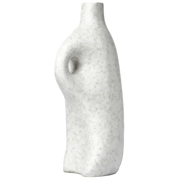 Ваза пластик цвет бело-серый 34.5 см ваза для ов губы гипс бело красный