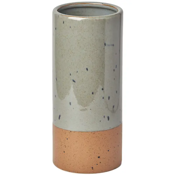 Ваза керамика цвет серый 23 см ваза для сухо ов керамика напольная 60 см лист y4 7263 черная