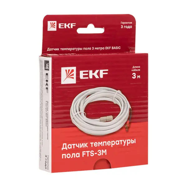Датчик температуры для теплого пола EKF Basic цвет белый ручной отпариватель kelli kelli 819 0 3 л белый