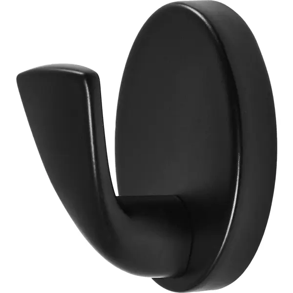 Крючок Edson N00-N00-MB, ЦАМ, цвет черный держатель туалетной бумаги hansgrohe addstoris с полкой матовый черный 41772670