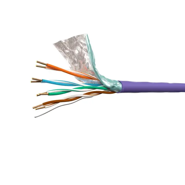 Кабель FTP 5E LSZH 4x2x0.51 мм² 305 м кабель витая пара itk f utp cat 6 4х2х23 awg lszh фиолетовый