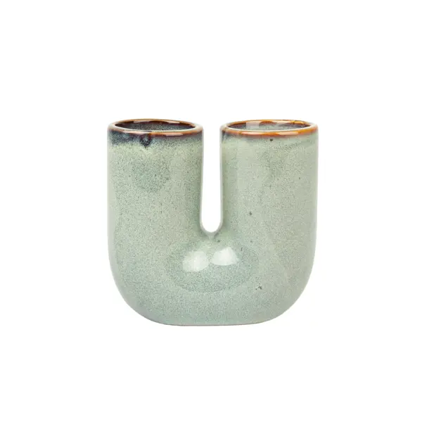 Стакан для зубных щёток Zenfort Роска керамика цвет зеленый стакан для зубных щеток аквалиния агава керамика зеленый