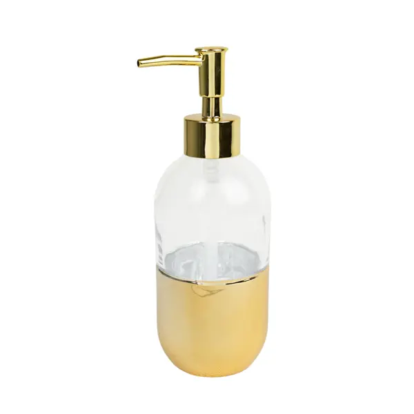 Дозатор для жидкого мыла Zenfort Белла цвет золотой флорариум 32х21 см стекло золотой y6 10455