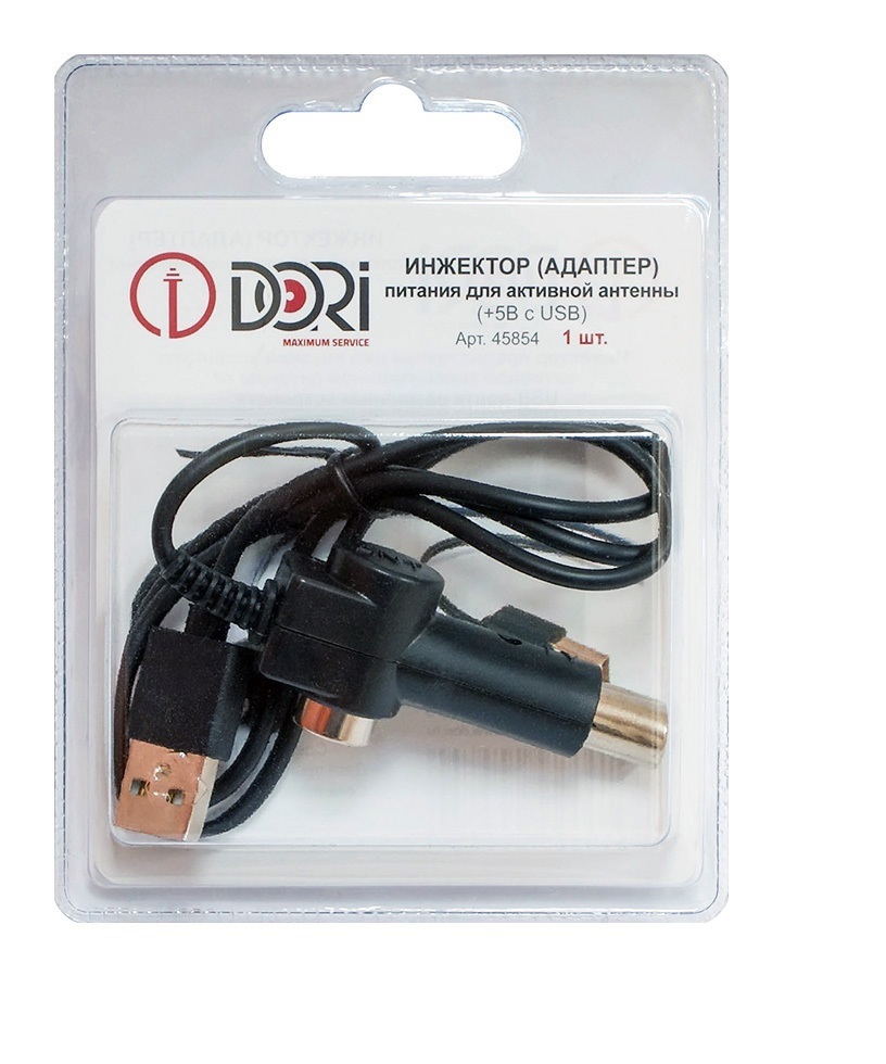 Инжектор питания Dori для активных антенн 5 В с USB ✳️ купить по цене 325  ₽/шт. в Москве с доставкой в интернет-магазине Леруа Мерлен