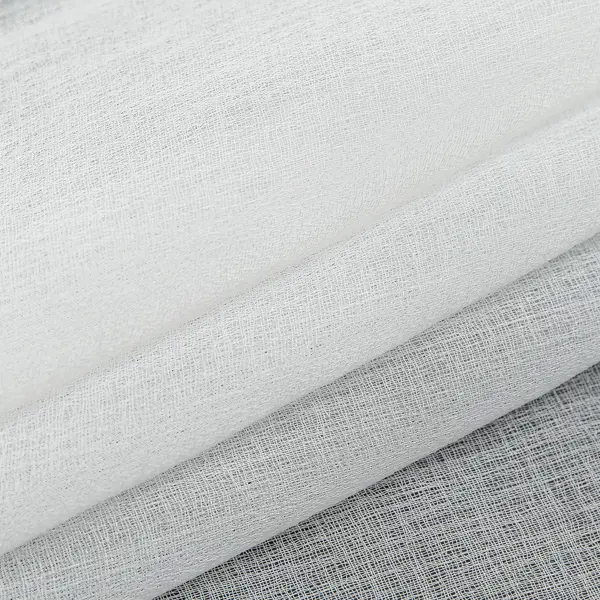 Тюль 1 м/п Фентези лен 280 см цвет белый тюль романтик вышивка 285 см белый