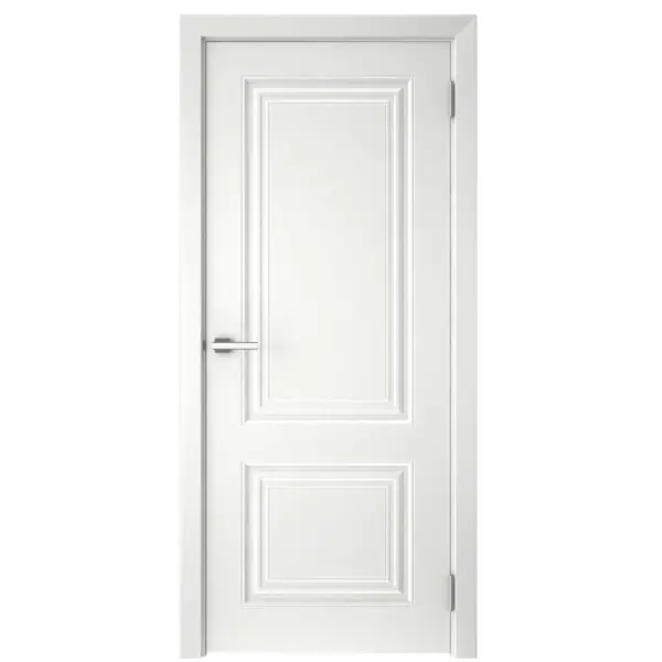 Дверь межкомнатная глухая с замком и петлями в комплекте Скин 2 90x200 см эмаль цвет белый универсальный спрей для санитарных комнат prosept