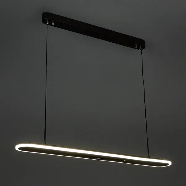 фото Умная люстра потолочная светодиодная schaffner lato 2930-800 20 вт регулируемый белый свет цвет черный