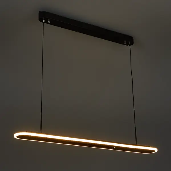 фото Умная люстра потолочная светодиодная schaffner lato 2930-800 20 вт регулируемый белый свет цвет черный
