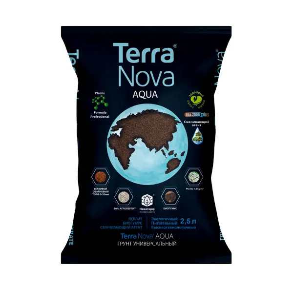 Грунт Terra Nova Аква универсальный 2.5 л термотрансферный принтер этикеток mertech terra nova tlp300 203 dpi rs232