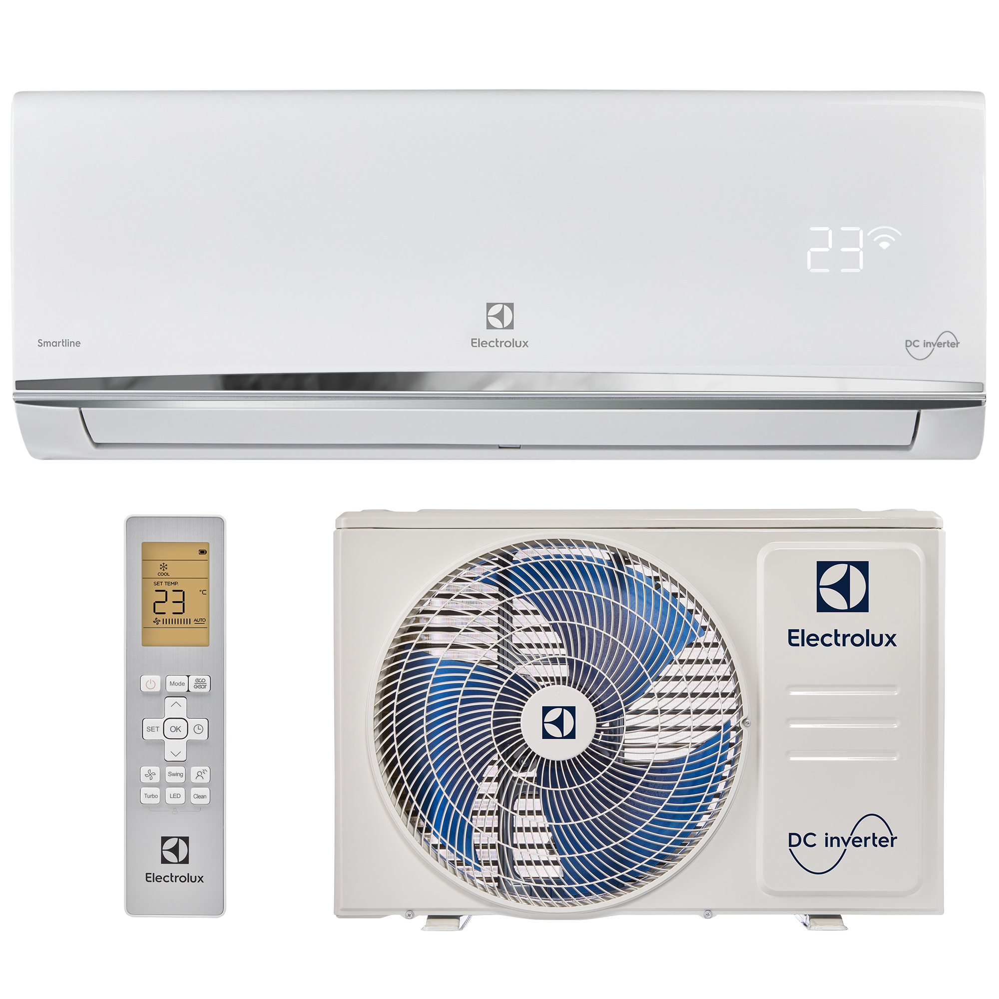 Сплит-система инверторная Electrolux Smartline DC EACS/I-09HSM/N8 9.5K BTU  охлаждение/обогрев ✳️ купить по цене 46490 ₽/шт. в Новокузнецке с доставкой  в интернет-магазине Леруа Мерлен