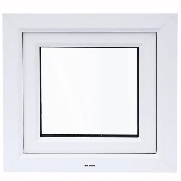 фото Пластиковое окно пвх veka одностворчатое 56x41 мм (вxш) однокамерный стеклопакет поворотное белый