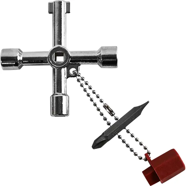 Ключ для электрошкафов КУЭ-01 15 мм ключ для электрошкафов vira с профилями и битой 8в1