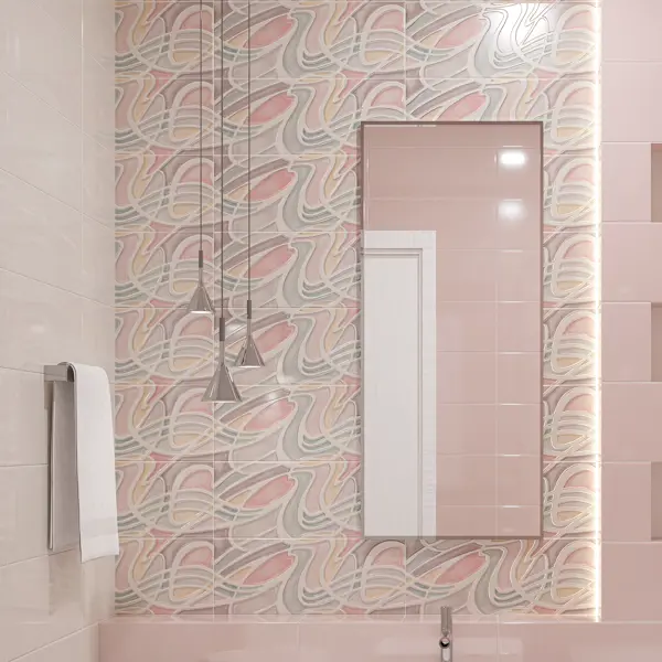 Плитка настенная Azori Brillo Struttura 20.1x50.5 см 1.32 м² глянцевая цвет разноцветный плитка azori ceramica