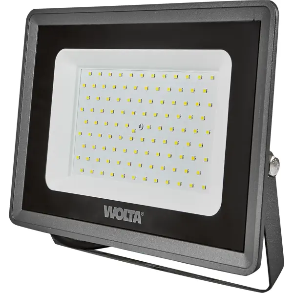 Прожектор светодиодный уличный Wolta 100 Вт 5700К IP65 нейтральный белый свет светодиодный дюралайт ø13 мм тепло белый 36 led м свечение 360° ip54 бухта 100м