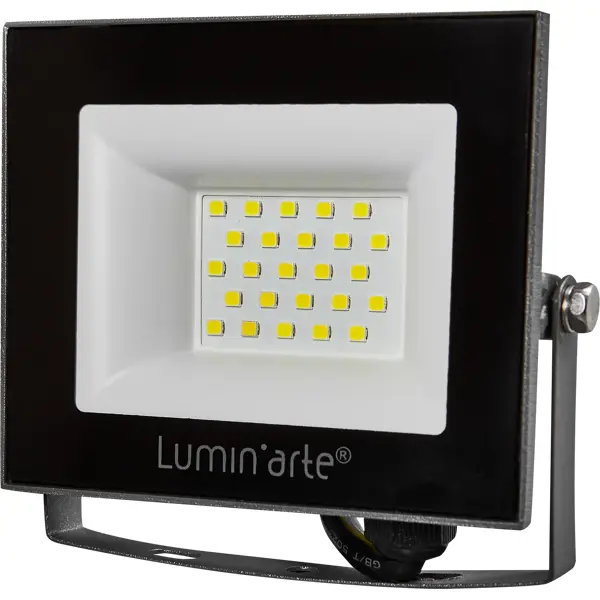 Прожектор светодиодный уличный Lumin Arte 30 Вт 5700К IP65 нейтральный белый свет