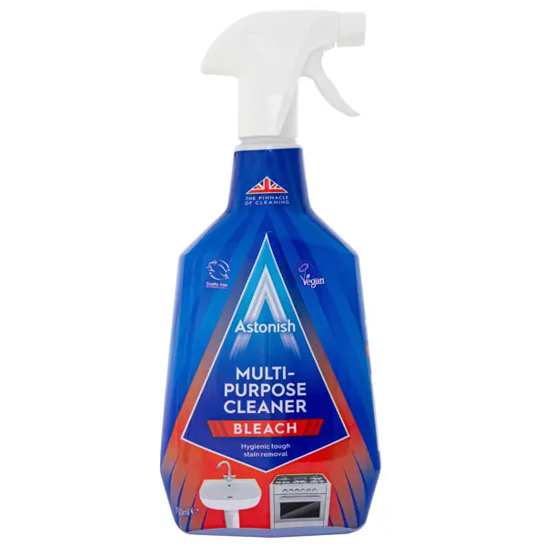 Средство чистящее для ванной и кухни Astonish с отбеливающим эффектом универсальное 750 мл чистящее средство jura 25045