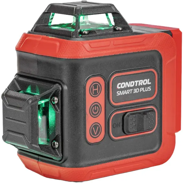 Уровень лазерный Condtrol Smart 3D Plus Condtrol зеленый луч, 30 м лазерный уровень condtrol neo g200 1 2 126 дальность без приёмника 50 м автоматическое выравнивание