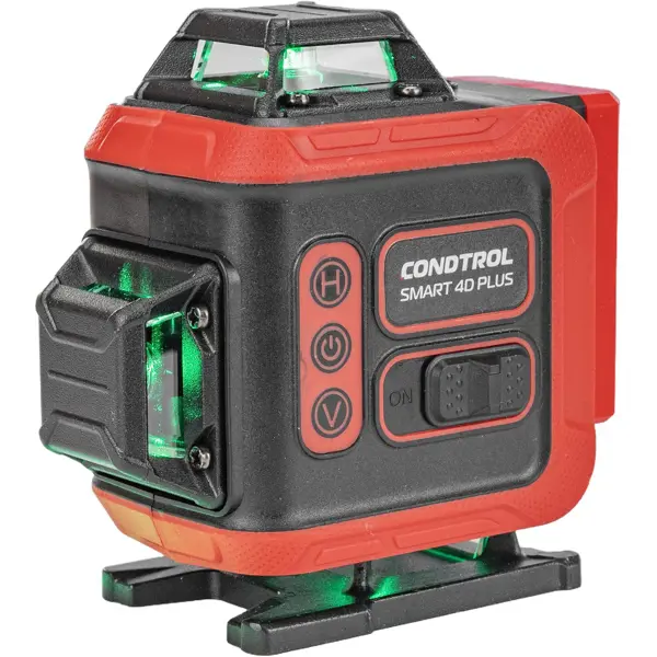 Уровень лазерный Condtrol Smart 4D Plus Condtrol зеленый луч, 30 м уровень лазерный dexell nl360 зеленый луч штатив 20 м
