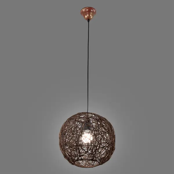 Подвесной светильник Vitaluce Sfera 1 лампа 3м² Е27 цвет коричневый сад обеденный стол wpc алюминий 185 x 90 x 74 см коричневый