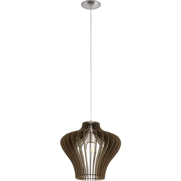 Светильник подвесной «Cossano 2» 1 лампа цвет темный светильник подвесной деревянный eglo littleton 1 лампа 5 м² коричневый