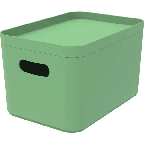 Органайзер для хранения Berossi 16x13x23 см 2.4 л пластик цвет зеленый короб для хранения складной 210 х 150 х 150 мм серый