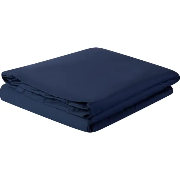 Пододеяльник Inspire 175x215 см сатин цвет темно-синий органайзер для чемодана полиэстер дорожный 7 предметов темно синий y4 7856