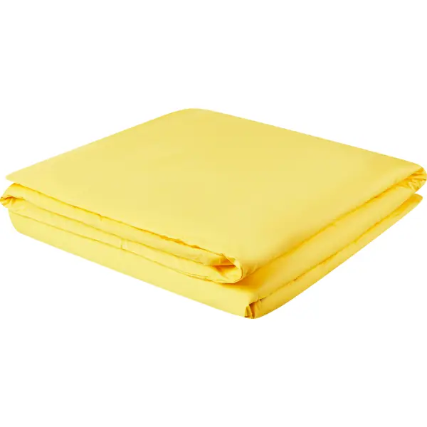 Пододеяльник Inspire 175x215 см сатин цвет желтый простыня inspire 200x220 см сатин на резинке желтый