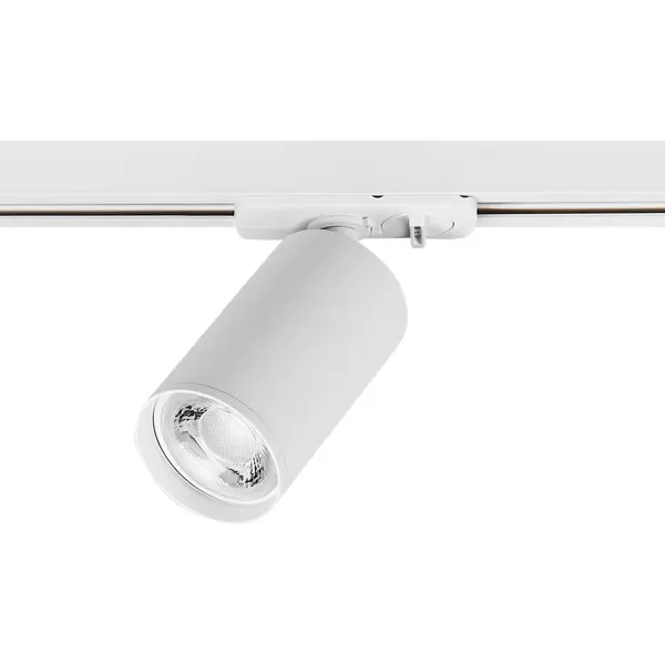 Трековый светильник Arte Lamp «Flame» 35 Вт однофазный 2 м² цвет белый заглушка для трекового шинопровода белый