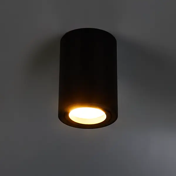 Светильник точечный накладной Arte Lamp Sentry 2 м² цвет черный светильник точечный arte lamp a1203pl 1wh белый