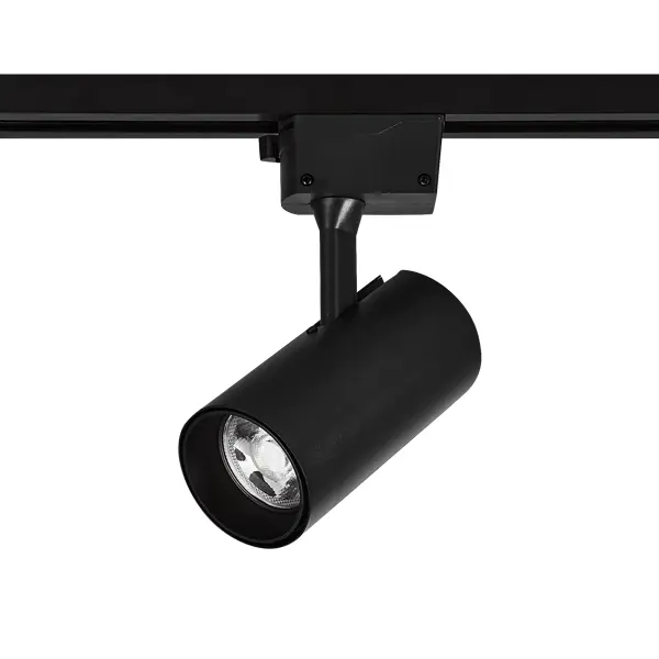 Трековый светильник светодиодный Nostro 20 Вт, цвет чёрный профиль для монтажа gravity в натяжной пвх потолок 2м tra010mp 212s