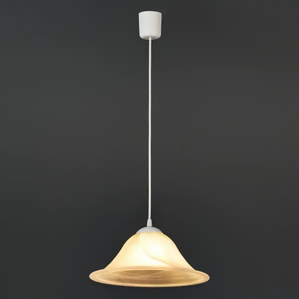 Люстра подвесная «Cucina» 1 лампа 70 Вт 3 м² цвет белый кастрюля bella cucina