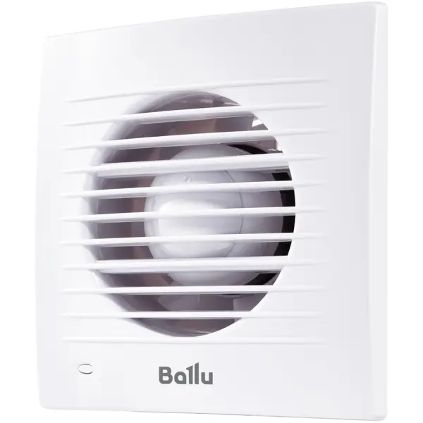 Вентилятор осевой вытяжной Ballu BAF-FW-100 D158 мм 31 дБ 110 м3/ч обратный клапан цвет белый очиститель воздуха ballu ap 107 белый