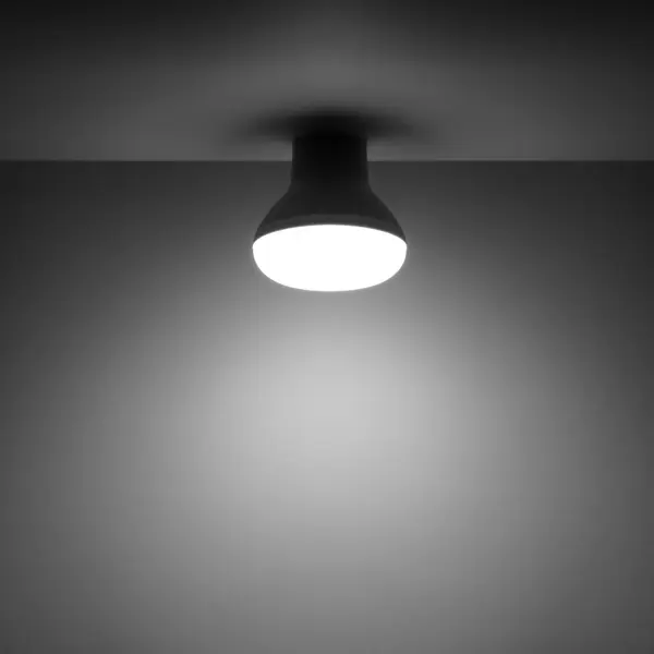 фото Лампа светодиодная gauss r50 e14 170-240 в 7.5 вт гриб матовая 750 лм нейтральный белый свет
