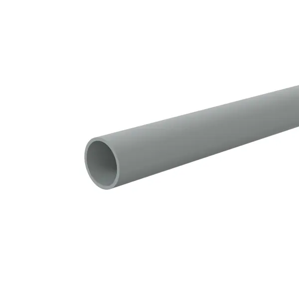 Труба Lexman ПВХ D16 мм 2 м жесткая цвет серый труба ecoplast 30050 пвх жесткая легкая диам 50 3м уп 15 м ral 7035