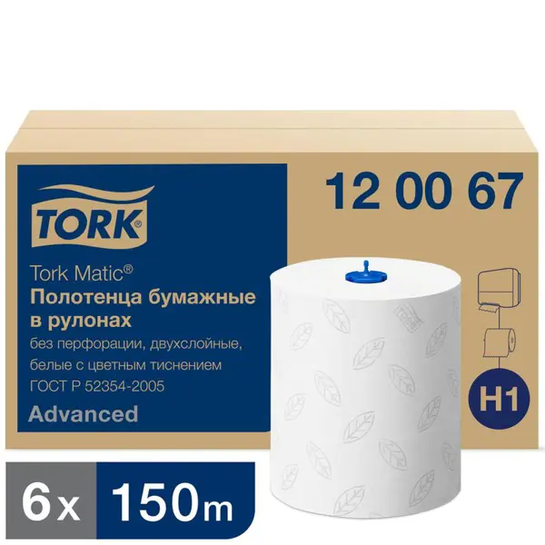 Полотенце в рулоне Tork Advanced 6 шт