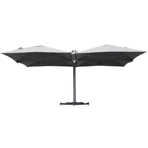 Зонт садовый Naterial Sombra 6.2x6.2 м цвет бело-серебристый зонт fancier со сменными поверхностями ur05 102 см 40