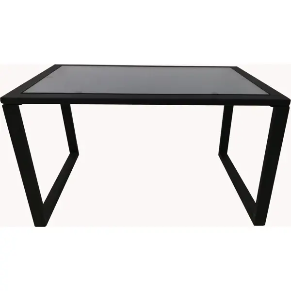 фото Набор садовой мебели «глория-2» сталь/хлопок черный/бежевый: стол, диван и 2 кресла без бренда