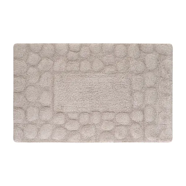 Коврик для ванной Verran Stones 50x80 см цвет серый коврик придверный влаговпитывающий ребристый комфорт 40×60 см серый