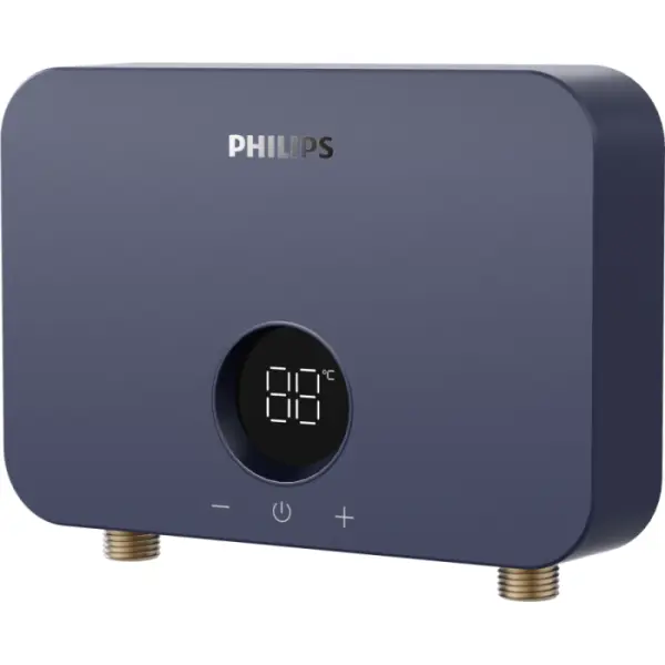 Проточный водонагреватель электрический Philips AWH1053/51 5.5 кВт синий электрический проточный водонагреватель maunfeld mwh35it