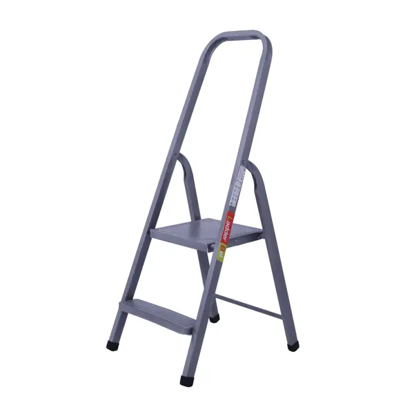 Стремянка стальная Ladderbel STR-ST-2 2 ступени, максимальная нагрузка 150 кг стремянка алюминиевая ladderbel str al 8 8 ступеней максимальная нагрузка 150 кг