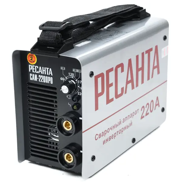 Сварочный аппарат инверторный Ресанта САИ-220ПРО, 220 А, до 6 мм