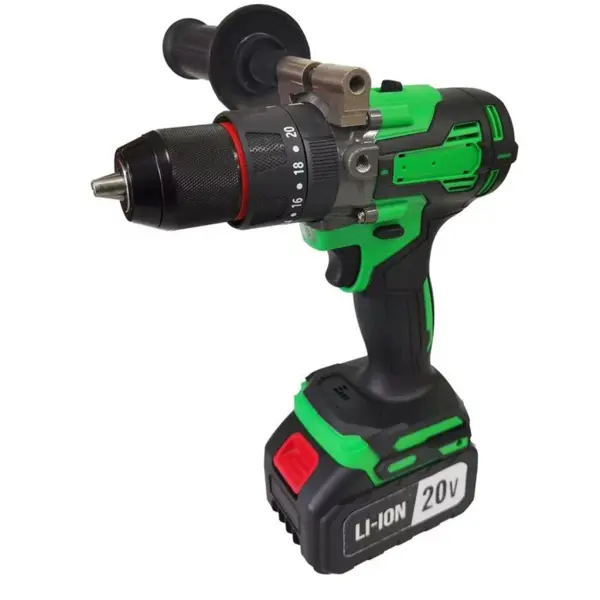 Дрель-шуруповерт аккумуляторная Zitrek Green Impact 084-1072, 18 В Li-ion 2x5 Ач high quality 7t gear replacement 7 tooth electric impact wrench electric wrench parts brushless electric tools