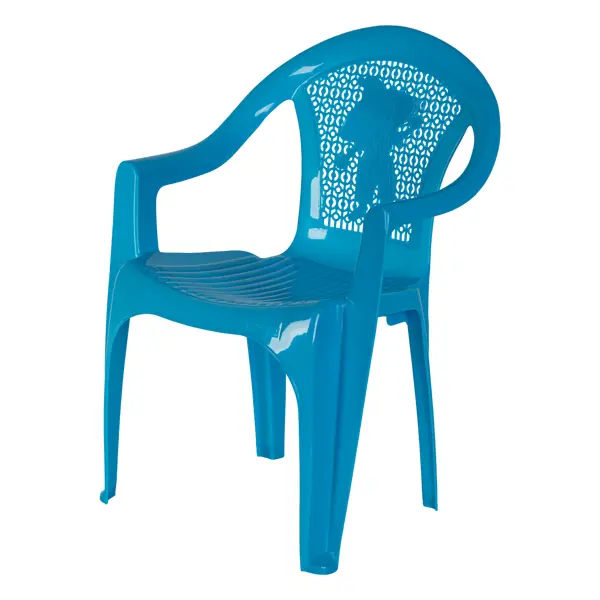 Кресло 38x35x53.5 см полипропилен голубой кресло туба дуба невод 0014 58 5x57 5x81 5 см полипропилен бежевое