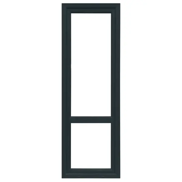 Балконная дверь ПВХ VEKA 2130x700 мм (ВxШ) правая однокамерный стеклопакет цвет белый/серый антрацит окно пластиковое пвх veka одностворчатое 870x900 мм вxш правое поворотно откидное двуxкамерный стеклопакет белый белый