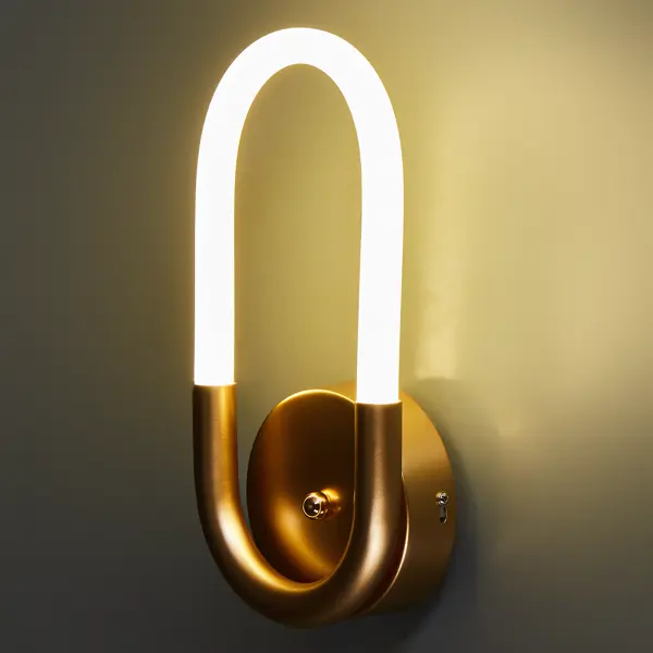 Светильник настенный светодиодный бра Magnet FR6106WL-L10G цвет золото