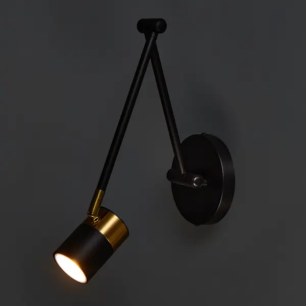 Настенный светильник Freya Enzo цвет черный