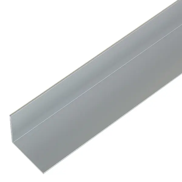 Уголок алюминиевый 20х20х1 мм 1 м цвет серебро алюминиевый уголок для москитной сетки komfort москитные системы